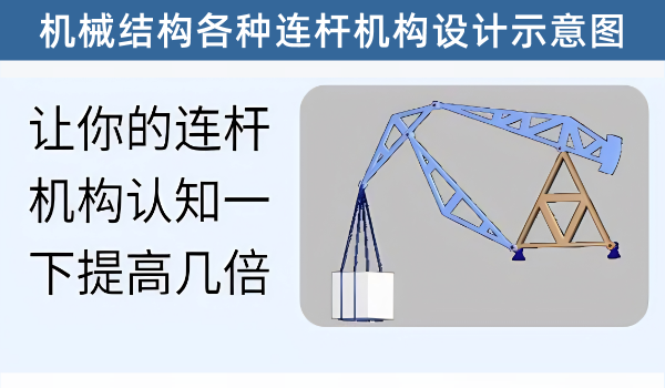 机械设计各种连杆机构设计应用，一下让你对连杆机构的认知提高几倍